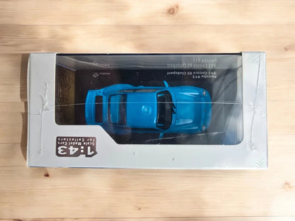 Miniature Solido 1/43 Porsche 993 RS clubsport bleue neuf