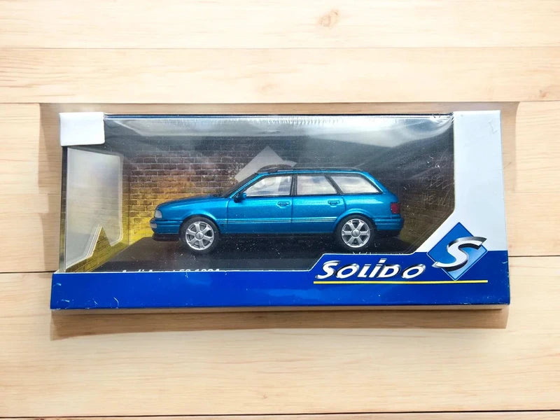 Miniature Solido 1/43 Audi S2 1994 bleu Neuf