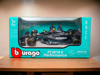 Miniature Bburago F1 1/43 Mercedes-AMG Petronas Lewis Hamilton