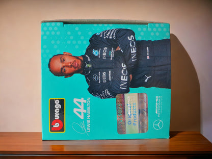 Miniature Bburago F1 1/43 Mercedes-AMG Petronas Lewis Hamilton