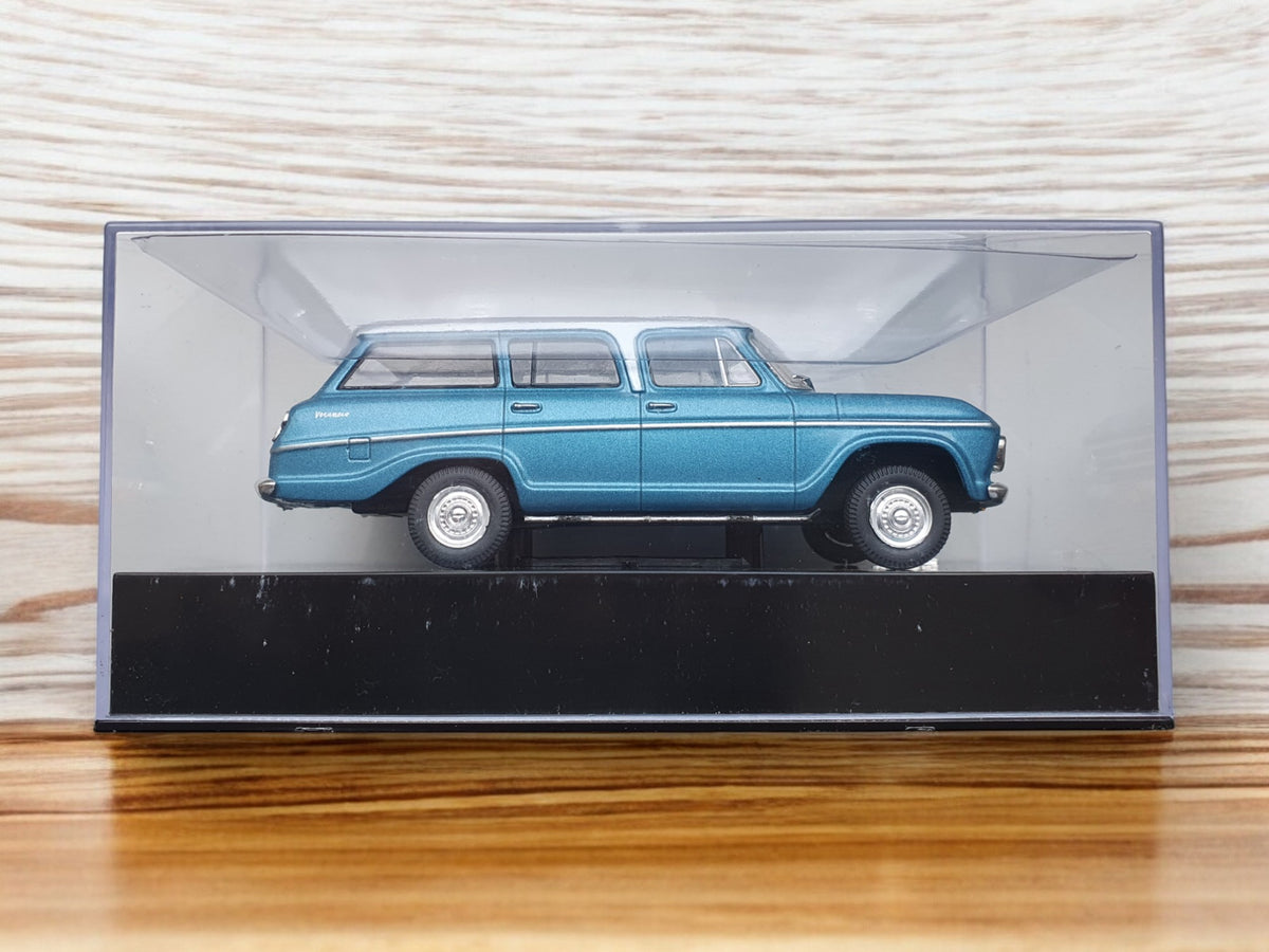 Miniature 1/43 chevrolet veraneio S Luxe 1971 bleu