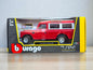 Miniature Bburago Land rover series 2 rouge 1/24 Neuf