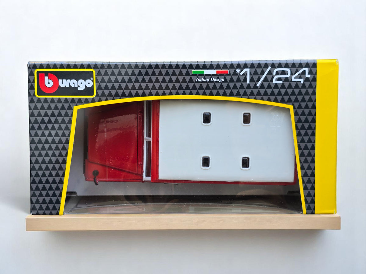 Miniature Bburago Land rover series 2 rouge 1/24 Neuf