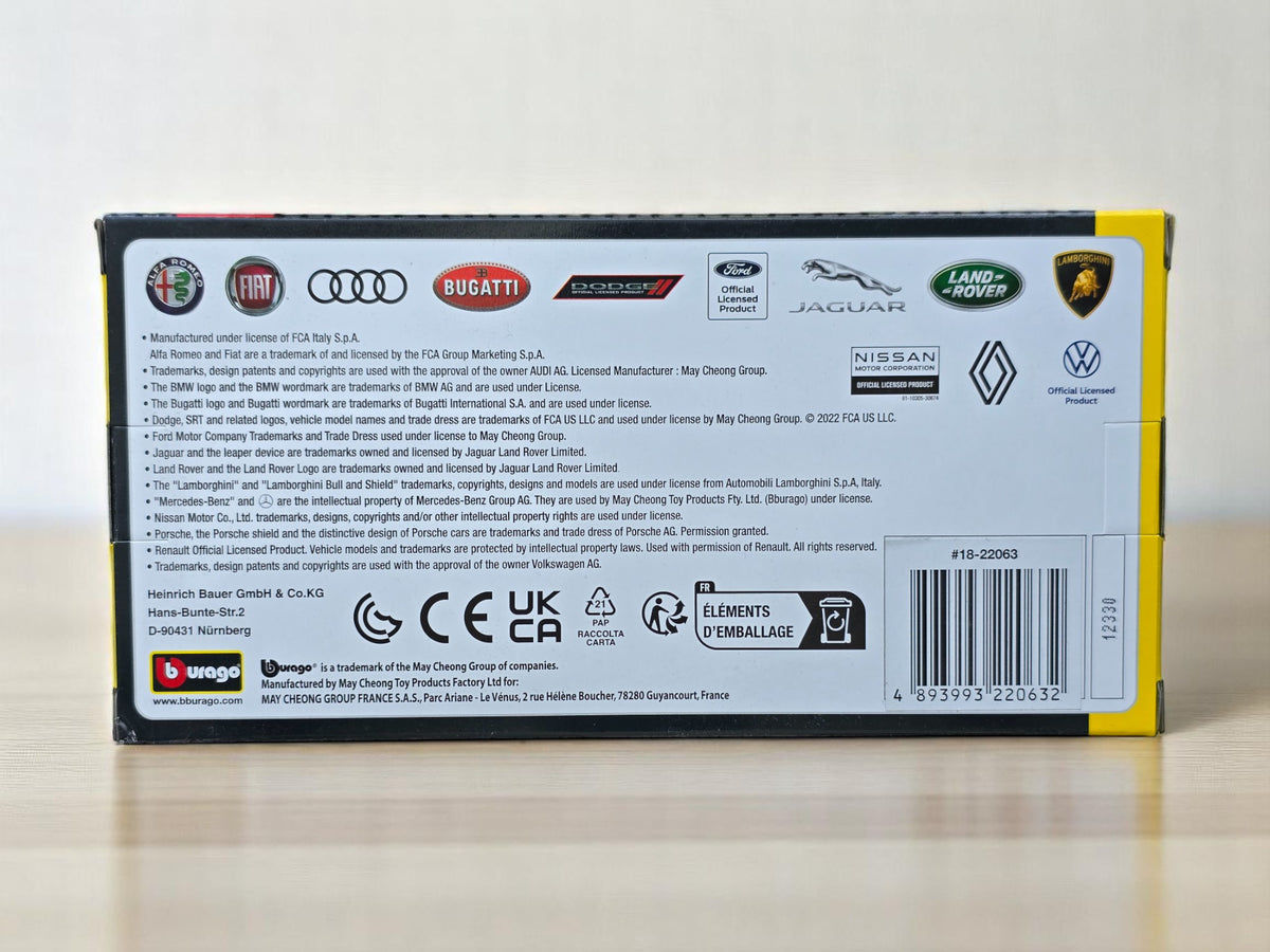 Miniature Bburago Land rover series 2 rouge 1/24 Neuf