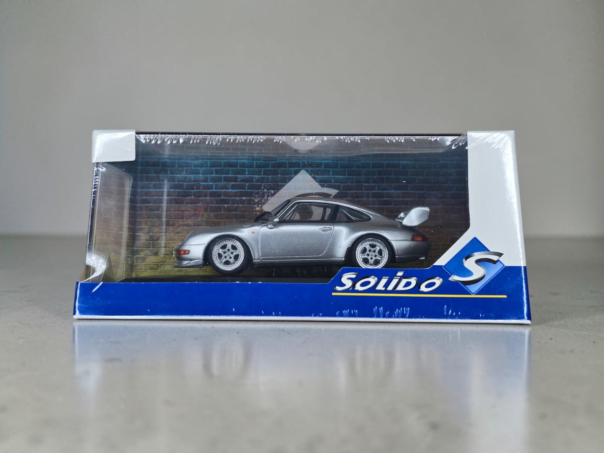 Solido Porsche 911 993 RS Clubsport Polar Silver 1993 1/43 S4313803 – Neuve