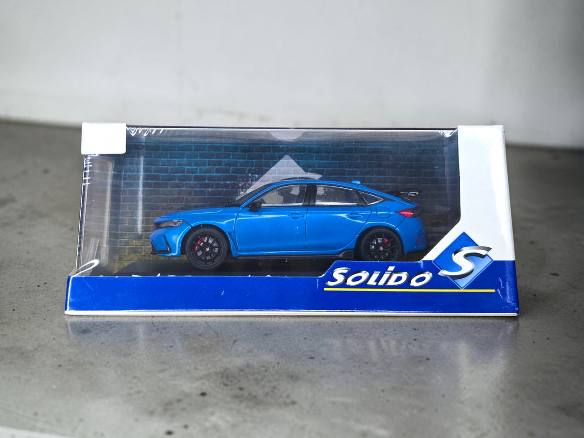 Solido Honda Civic Type R FL5 2022 Racing Blue Pearl 1/43 S4314301 – Neuve Scellée