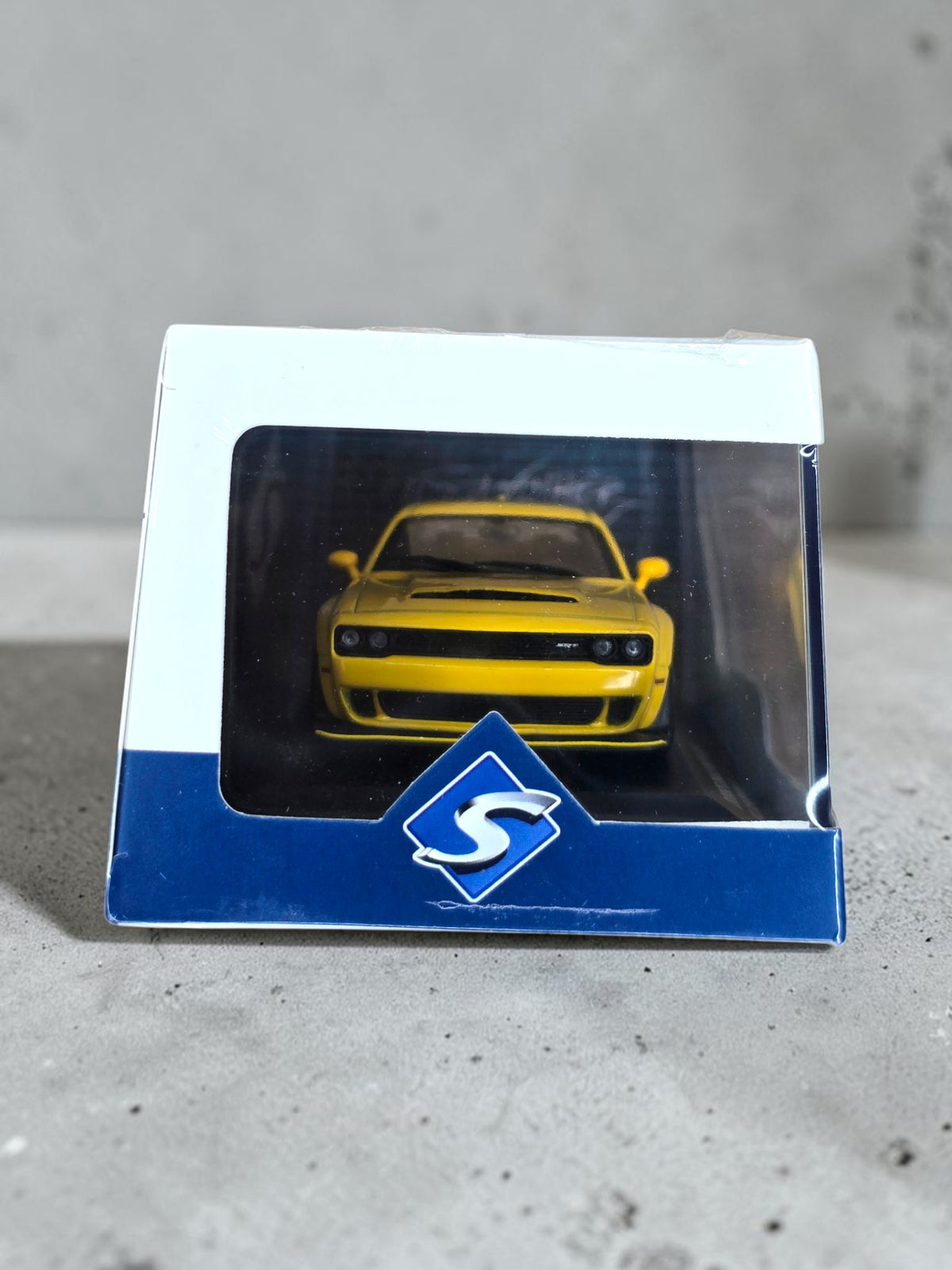 Solido Dodge Challenger SRT Demon 2018 Jaune 1/43 S4310308 – Neuve Scellée