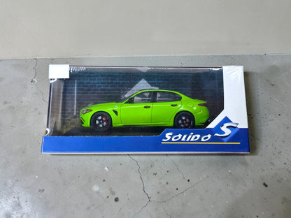 Solido Alfa Romeo Giulia Quadrifoglio 2020 Acid Green 1/43 S4313106 – Neuve Scellée