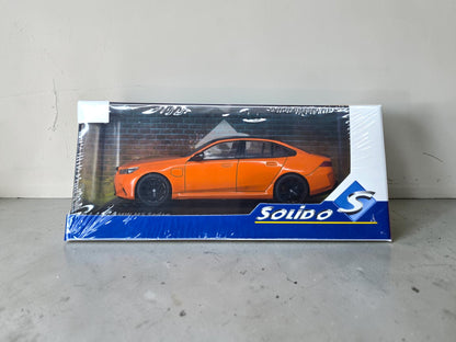 Solido BMW M5 Sedan 2024 Fire Orange III 1/43 S4317552 – Neuve Scellée