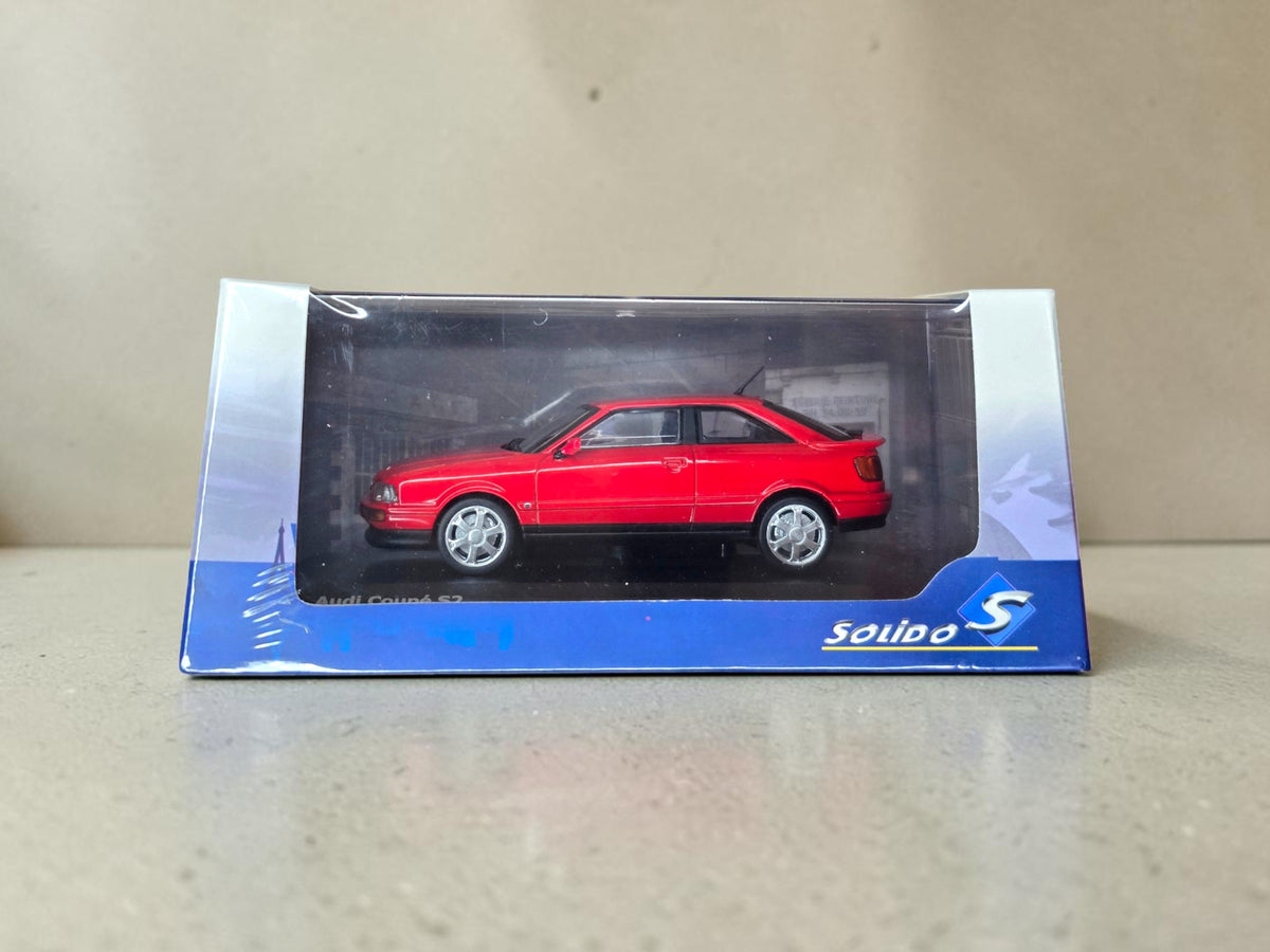 Solido Audi Coupé S2 1992 Lazer Red 1/43 S4312201 – Neuve Scellée