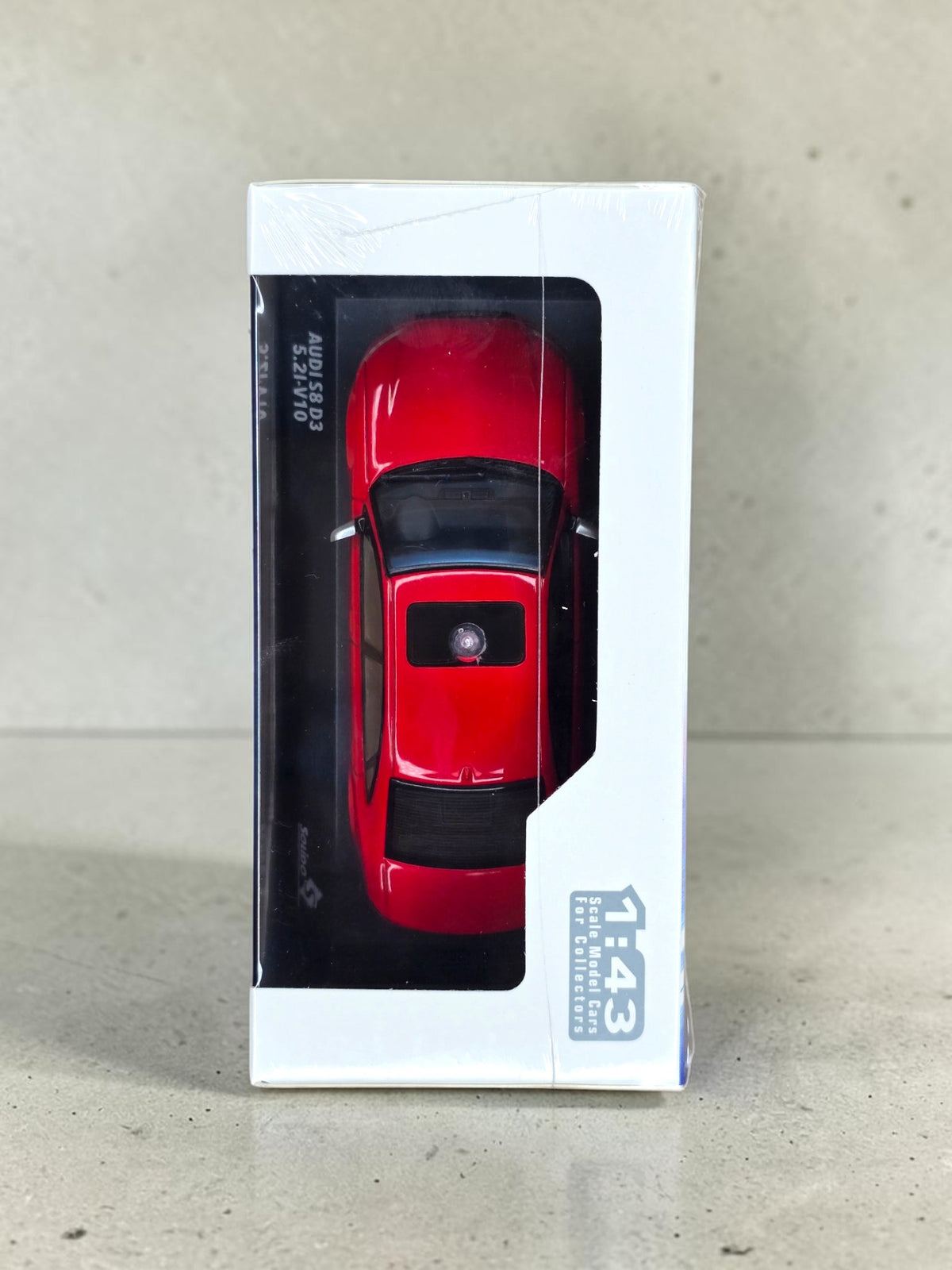 Solido Audi S8 D3 2010 Red Blackline 1/43 S4313304 – Neuve Scellée