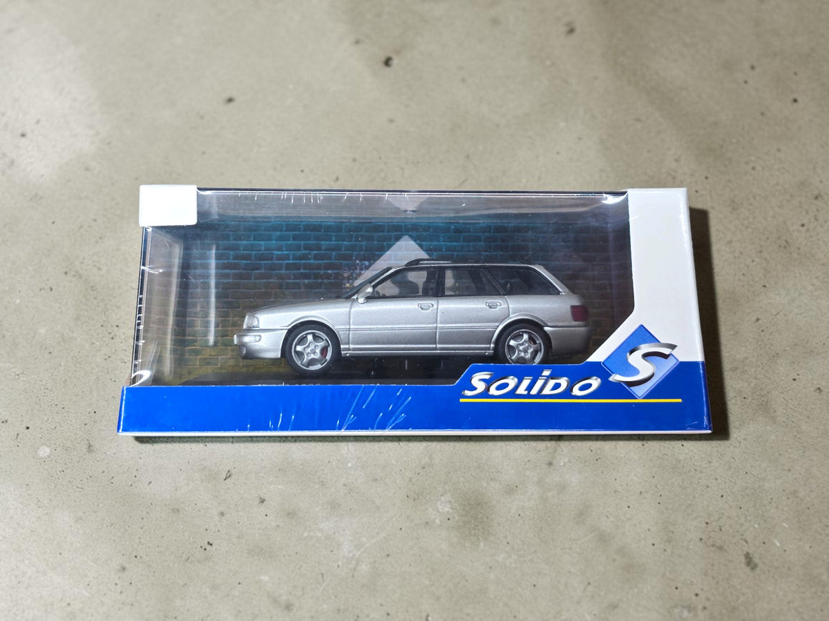 Solido Audi Avant RS2 1995 Polar Silver 1/43 S4310104 – Neuve Scellée