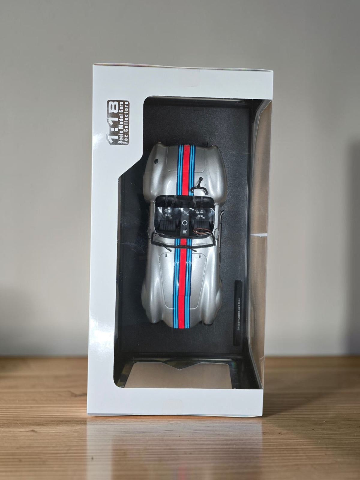 Solido Shelby Cobra 427 MKII 1965 Silver Martini 1/18 S1804913