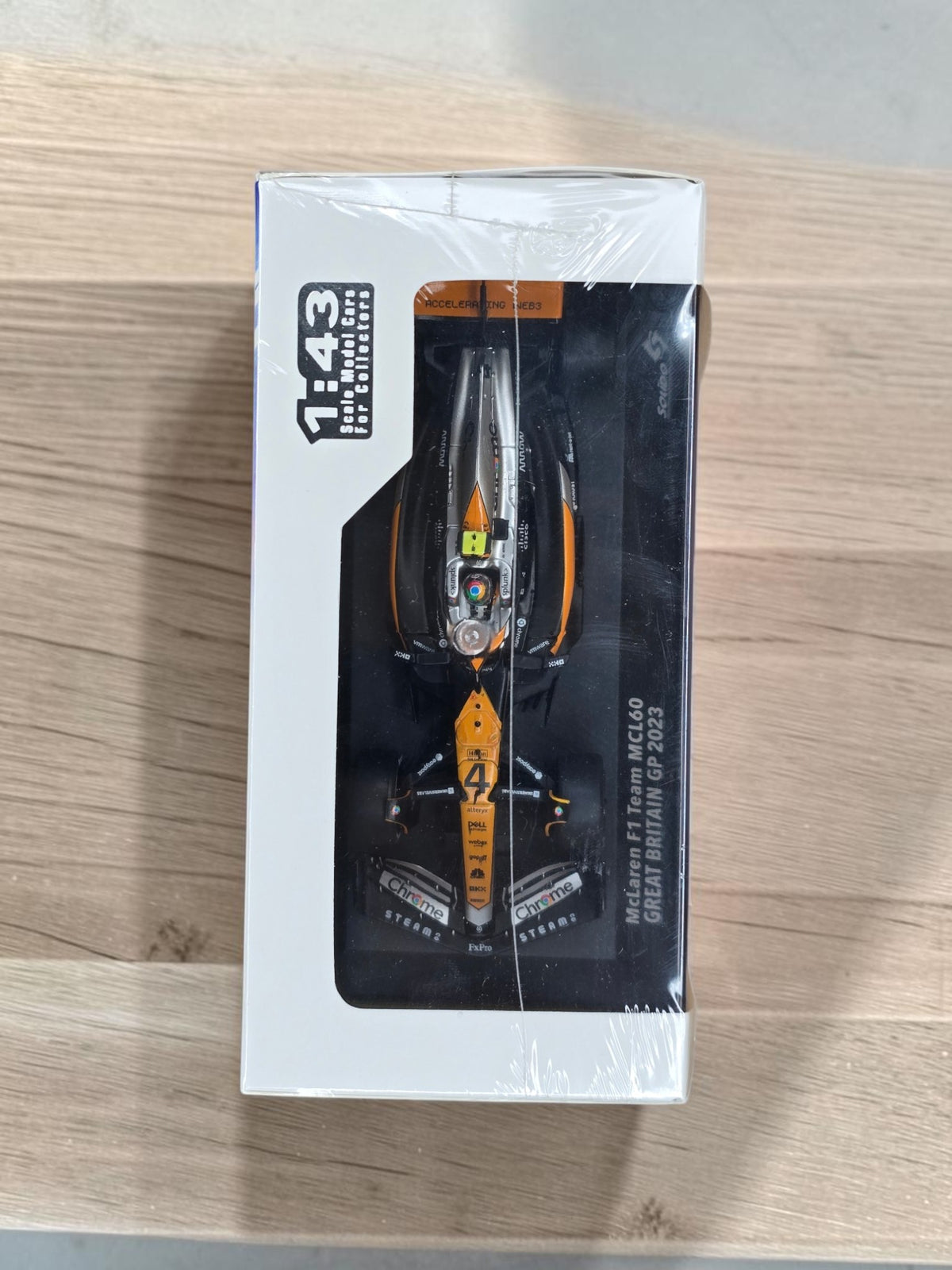 McLaren MCL60 Lando Norris GP Grande-Bretagne 2023 Solido 1/43 neuve