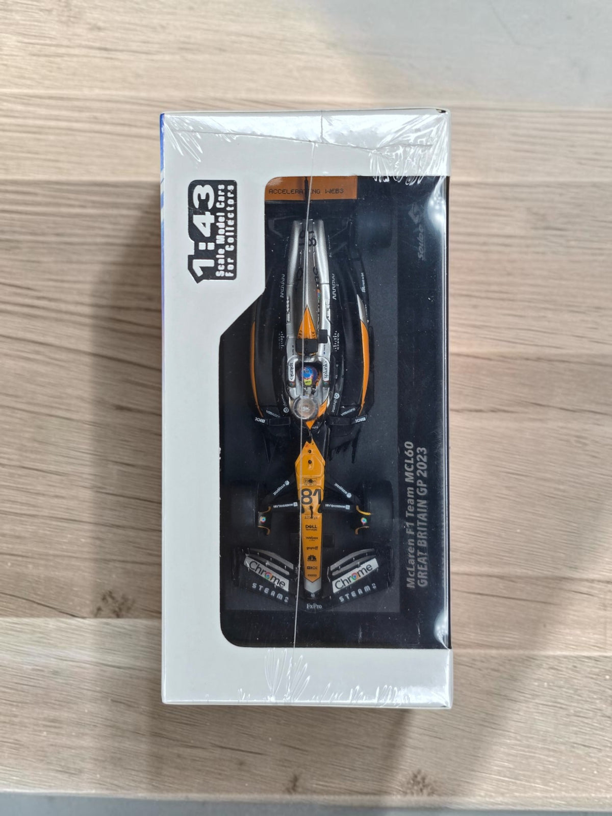 Solido McLaren MCL60 #81 Oscar Piastri GP Grande-Bretagne 2023 1/43 neuve