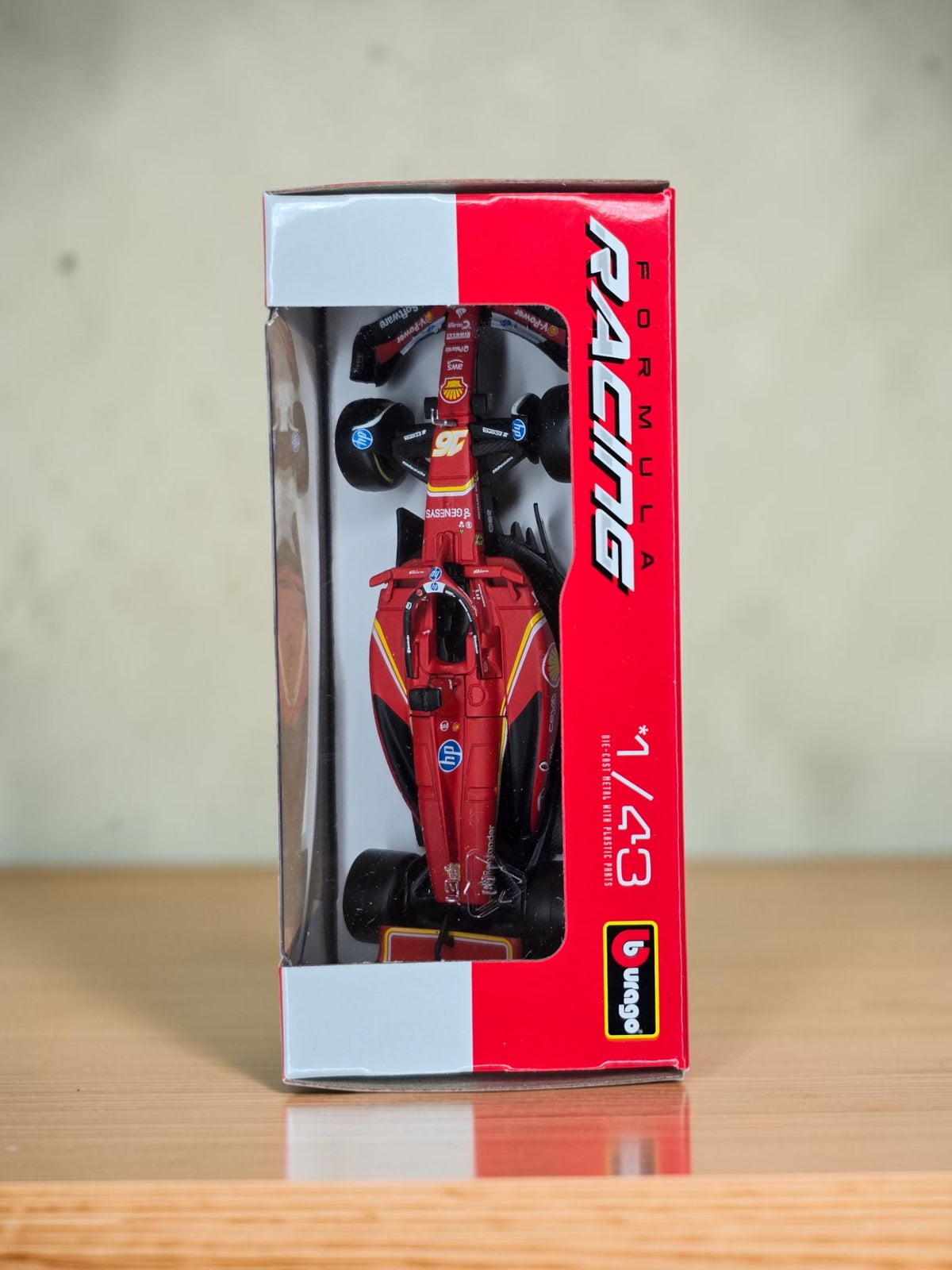 Bburago Ferrari SF-24 Charles Leclerc #16 Winner Monaco GP 2024 – 1/43