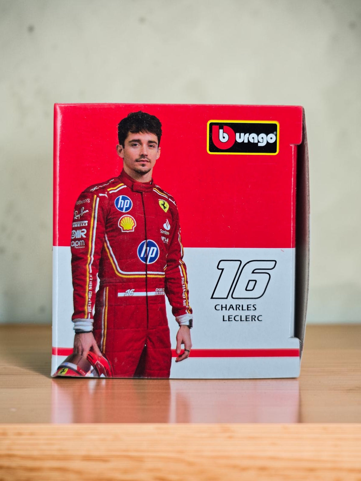 Bburago Ferrari SF-24 Charles Leclerc #16 Winner Monaco GP 2024 – 1/43