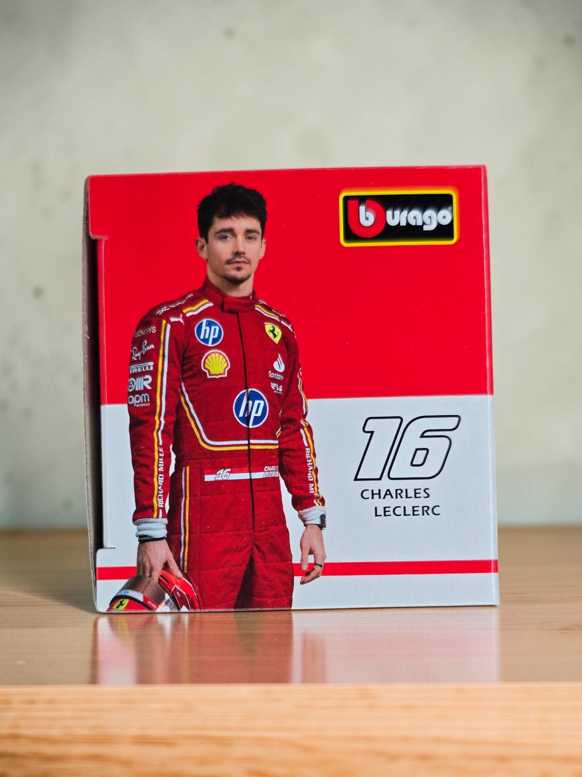 Bburago Ferrari SF-24 Charles Leclerc #16 Winner Monaco GP 2024 – 1/43