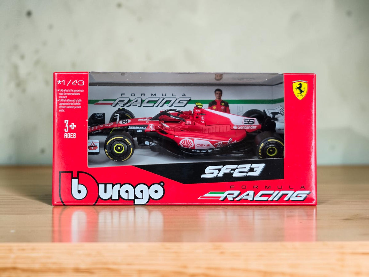 Ferrari SF-23 Carlos Sainz #55 GP Las Vegas 2023 Bburago 1/43