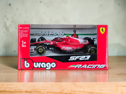 Ferrari SF-23 Carlos Sainz #55 GP Las Vegas 2023 Bburago 1/43