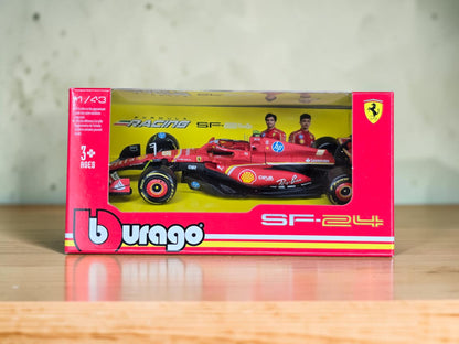 Ferrari SF-24 Carlos Sainz #55 GP Monza 2024 Bburago 1/43