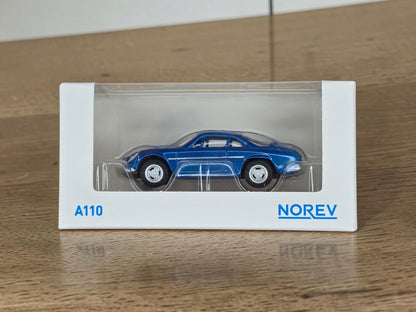 Alpine A110 Bleu Métallisé Norev 1/64