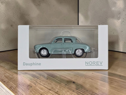 Renault Dauphine Vert Gris 1/64 Norev