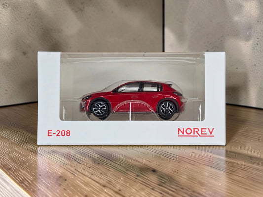 Peugeot E-208 Rouge 1/64 Norev